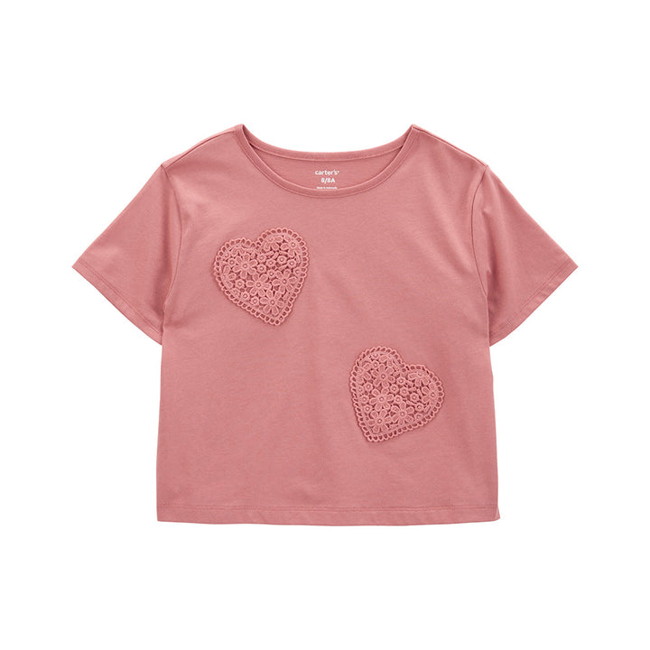 CARTERS NIÑA TSHIRT PINK BUTTERFLY