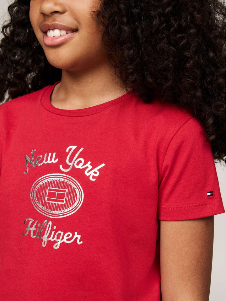 TOMMY HILFIGER NIÑA TSHIRT PRIMARY RED