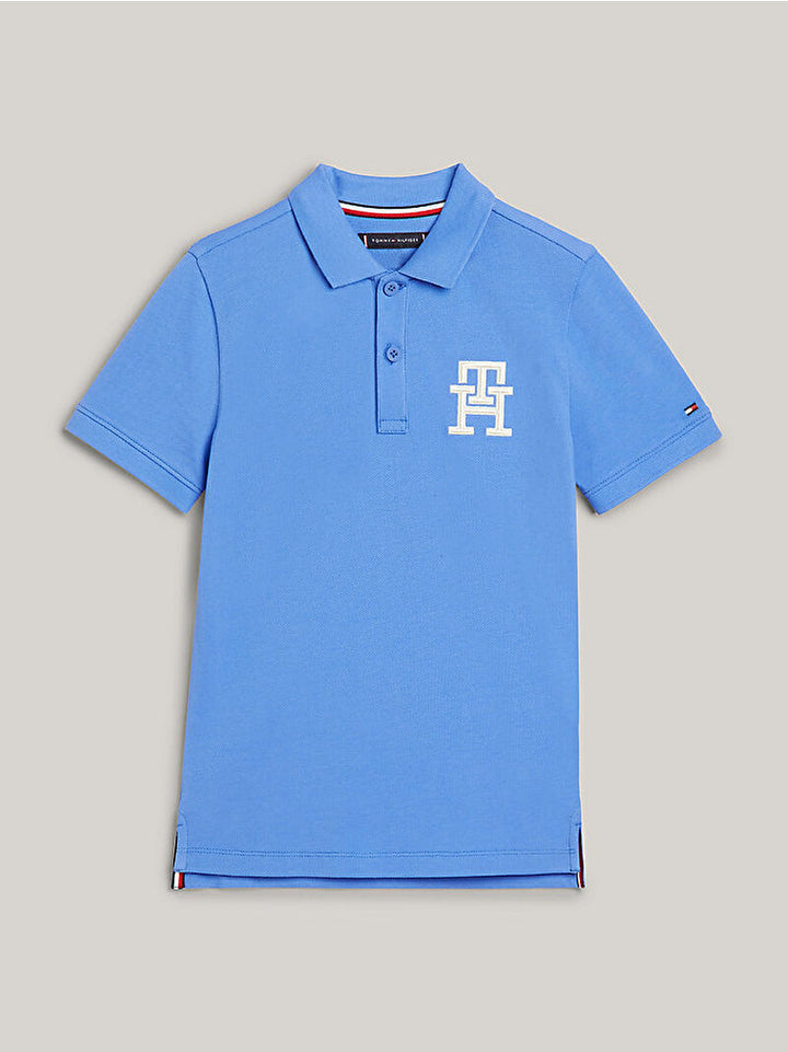 TOMMY HILFIGUER NIÑO POLO MONOGRAM BLUE SPELL