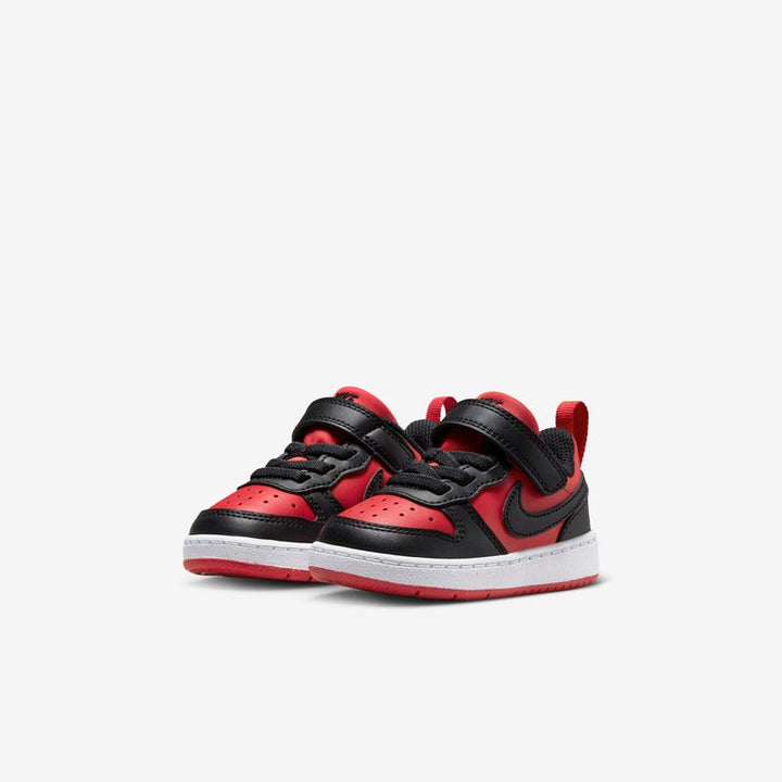 NIKE NIÑO ZAPATILLA COURT BOROUGH LOW RECRAFT RED/BLK/WHT