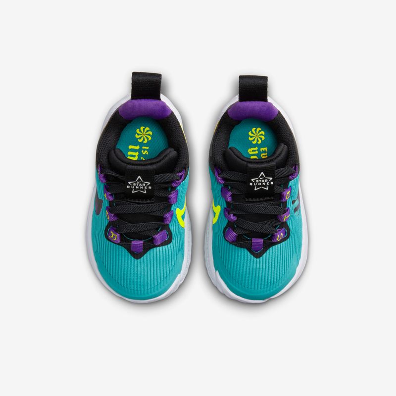 NIKE NIÑO ZAPATILLA STAR RUNNER TEAL NEBULA/PRL