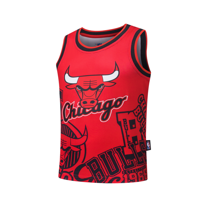 FEXPRO NIÑO TSHIRT SIN MANGAS BADGE MADNESS NBA RED