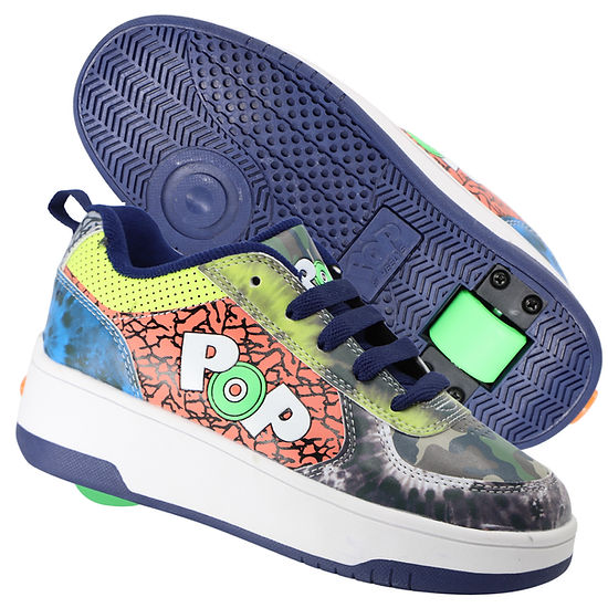 HEELYS NIÑO ZAPATILLA STRIKE BLUE/ORANGE/YELLOW/CAMO