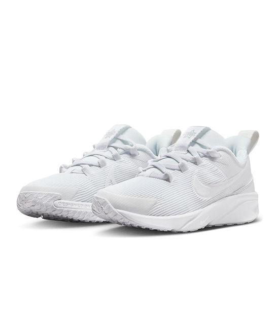 NIKE NIÑO ZAPATILLA STAR RUNNER 4 NN PS WHITE PLATINUM