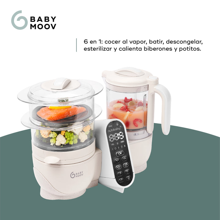 BABY MOOV ESTACION DE COMIDA DUO MINERAL OFF WHITE