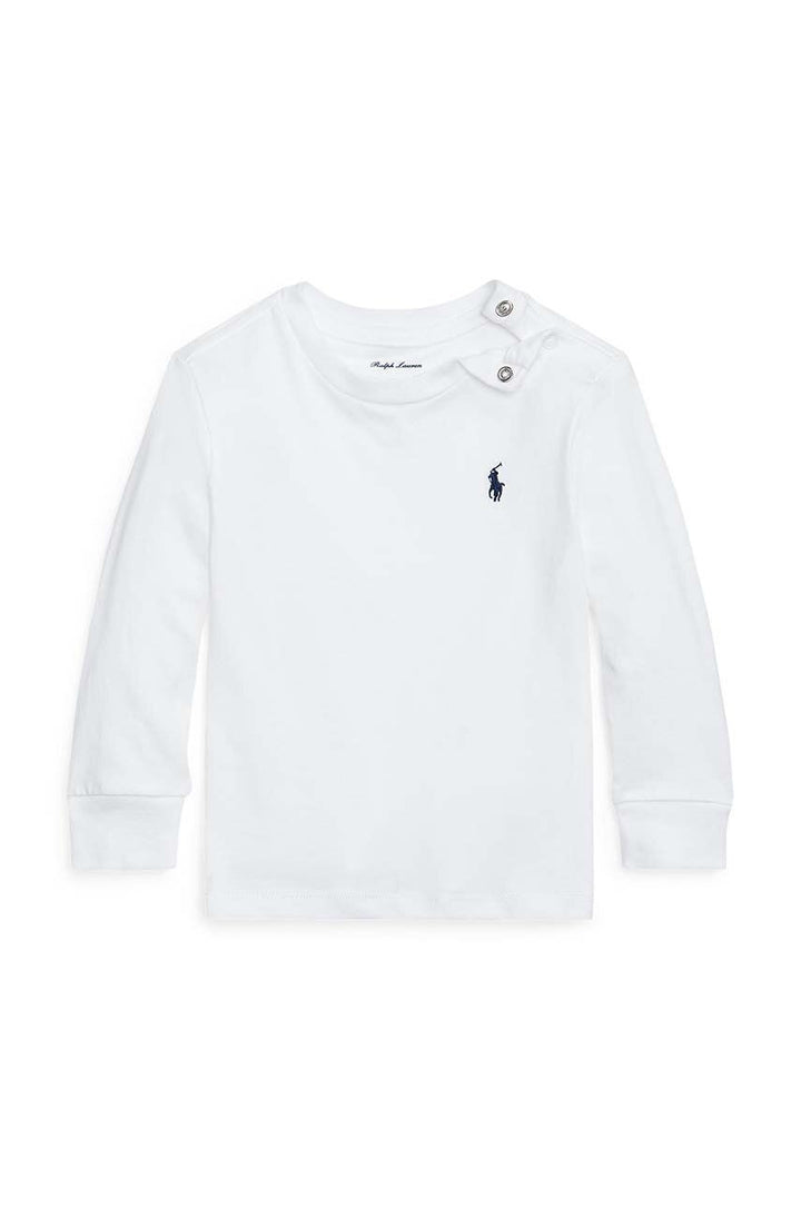 RALPH LAUREN BEBE NIÑO TSHIRT WHITE