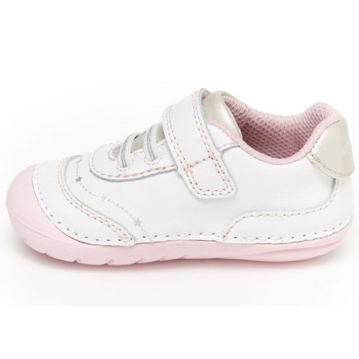 STRIDE RITE BEBE NIÑA ZAPATILLA SM ADALYN WHITE/SILVER