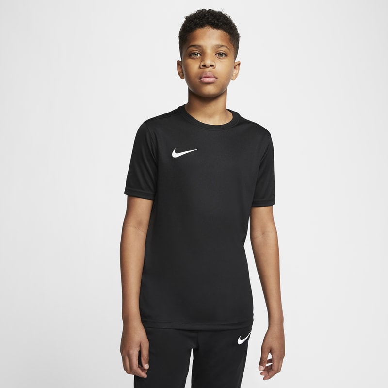 NIKE NIÑO TSHIRT NK DF PARK VII JSY BLK/WHT