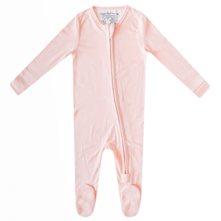 COPPER PEARL BEBE NIÑA PIJAMA BLUSH ZIP-UP