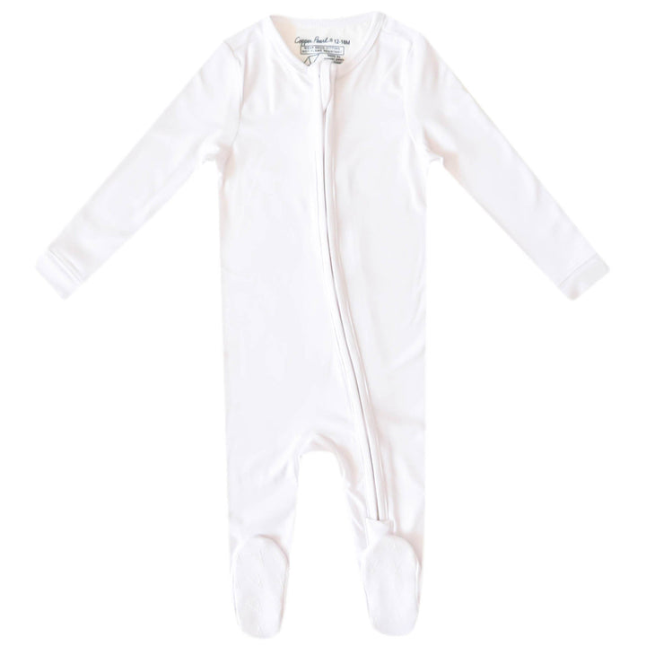 COPPER PEARL BEBE NIÑA PIJAMA DOVE ZIP-UP