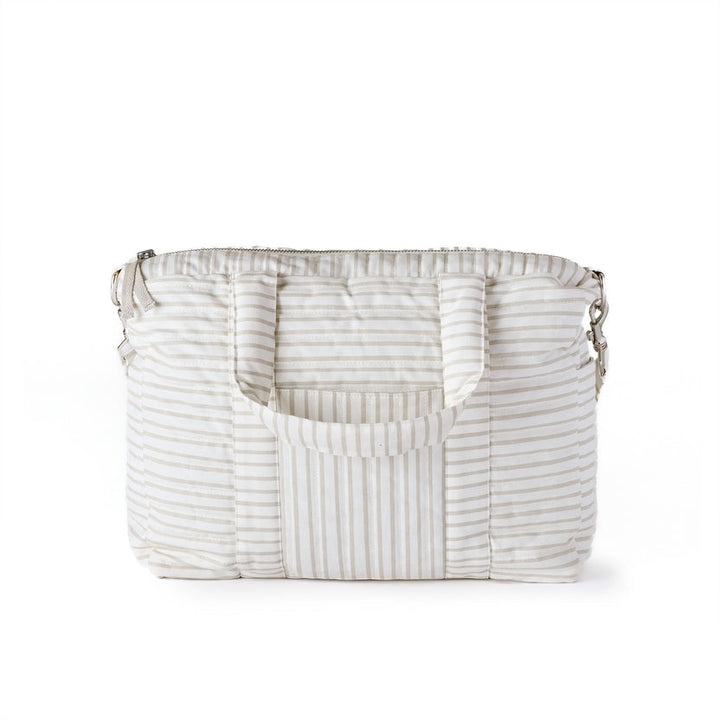 PEHR BOLSA PAÑALERA STRIPES AWAY PEBBLE GREY