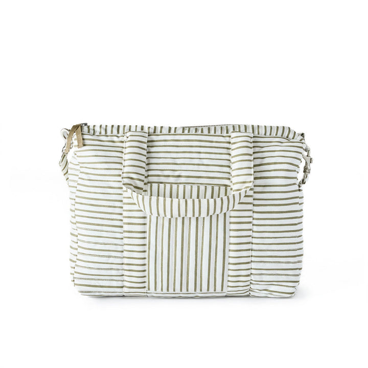 PEHR BOLSA PAÑALERA STRIPES AWAY OLIVE