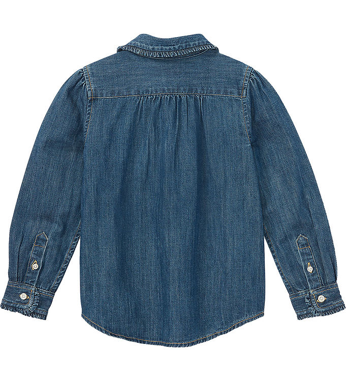 RALPH LAUREN NIÑA CAMISA INDIGO