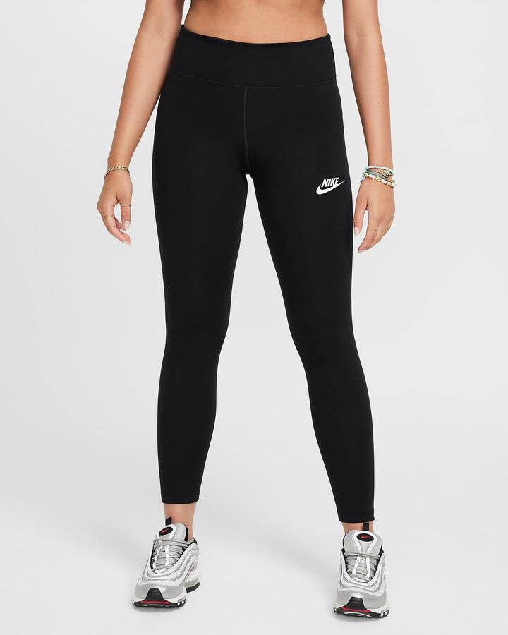 NIKE NIÑA LEGGIN BLACK/(WHITE)