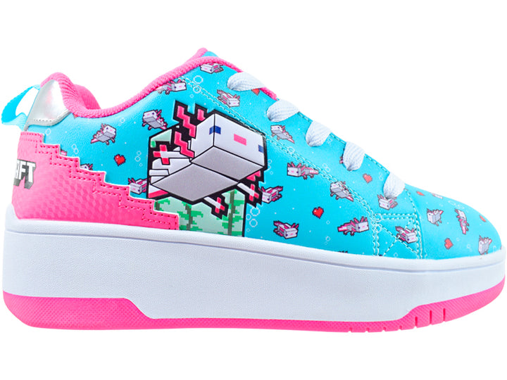 HEELYS NIÑA ZAPATILLA BASH PIXELS MMC AQUA/PINK