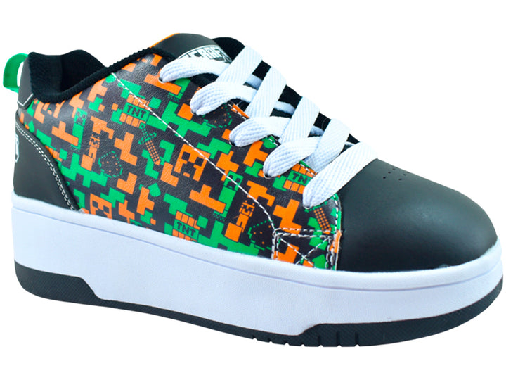 HEELYS NIÑO ZAPATILLA BASH MMC BLK/ORANGE/GREEN