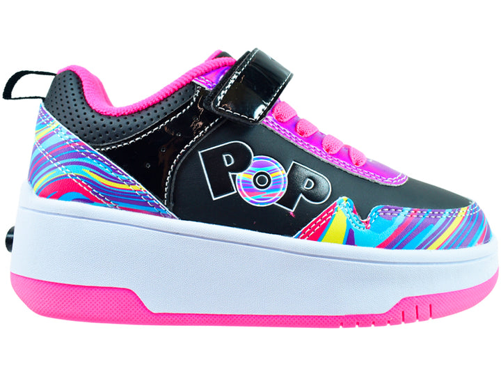 HEELYS NIÑA ZAPATILLA LOPI BLACK/NEON PINK/PURPLE CRUSH