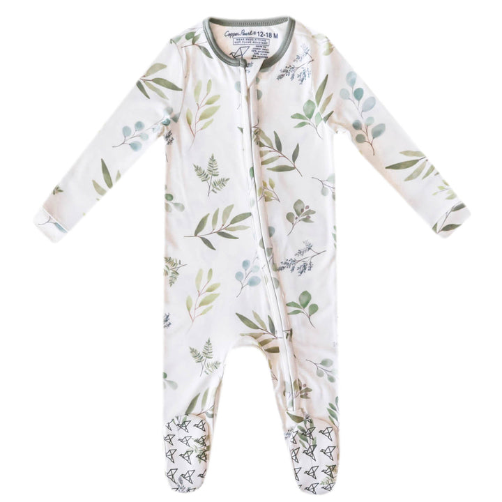 COPPER PEARL BEBE NIÑA PIJAMA HAVEN ZIP-UP