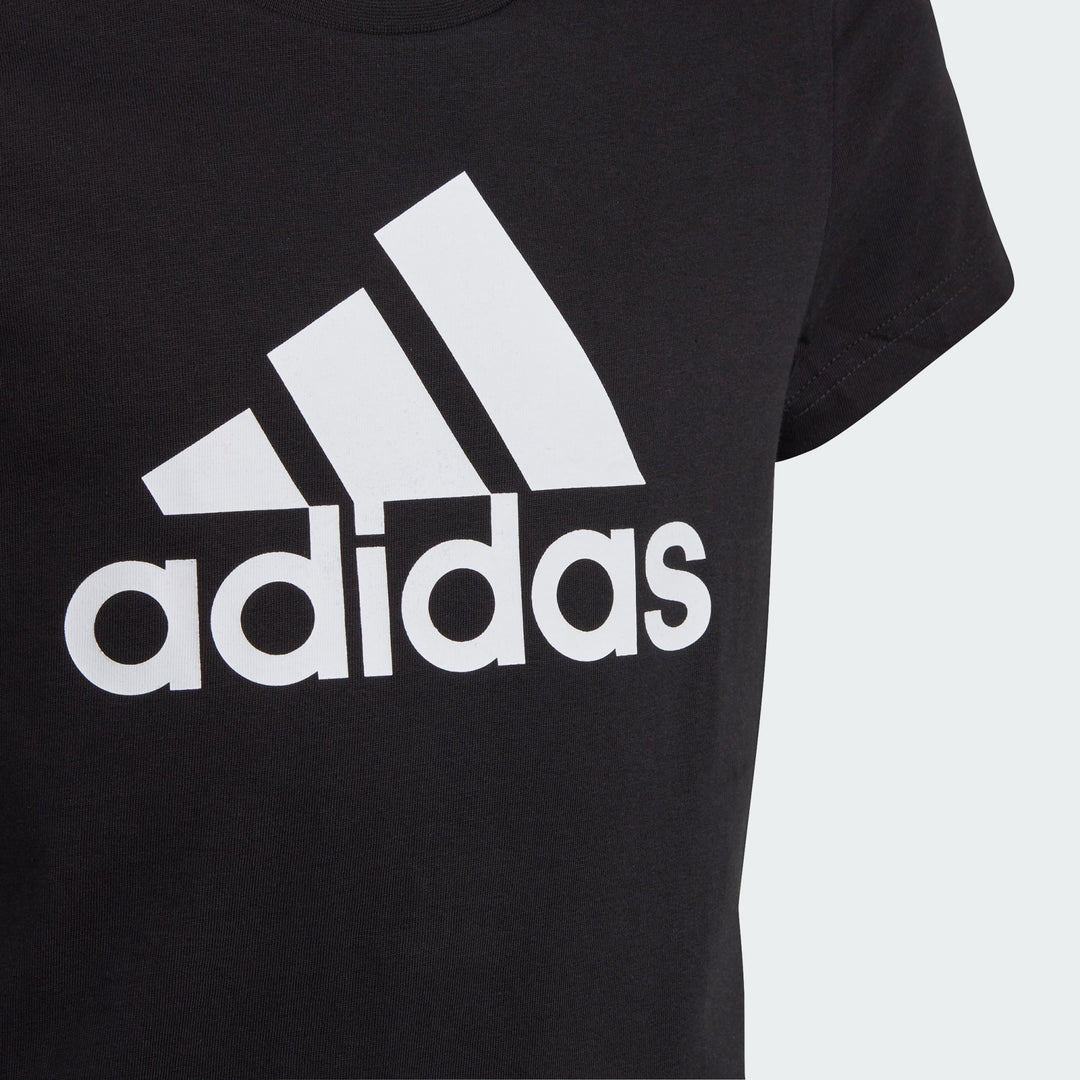 ADIDAS NIÑA TSHIRT BLACK/WHITE