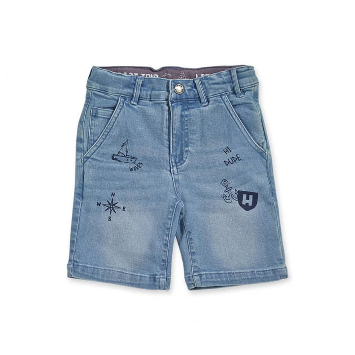 NATHKIDS NIÑO SHORT THE COAST AZUL CELESTE