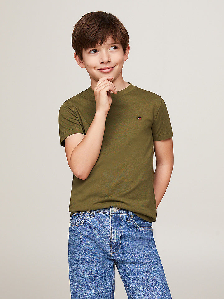 TOMMY HILFIGER NIÑO TSHIRT UTILITY OLIVE