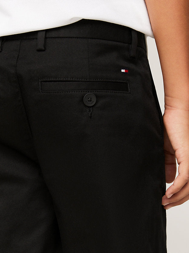 TOMMY HILFIGUER NIÑO SHORT 1985 CHINO BLACK