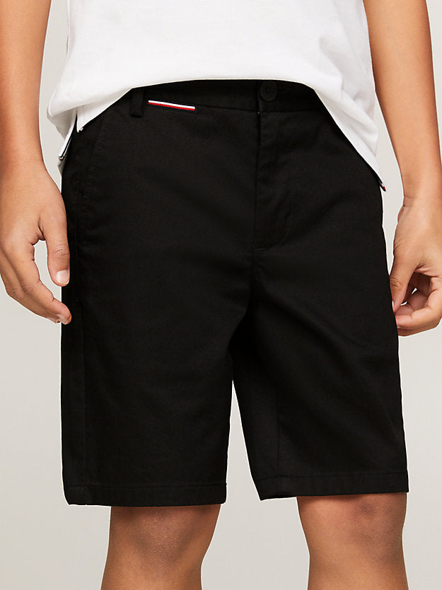 TOMMY HILFIGUER NIÑO SHORT 1985 CHINO BLACK