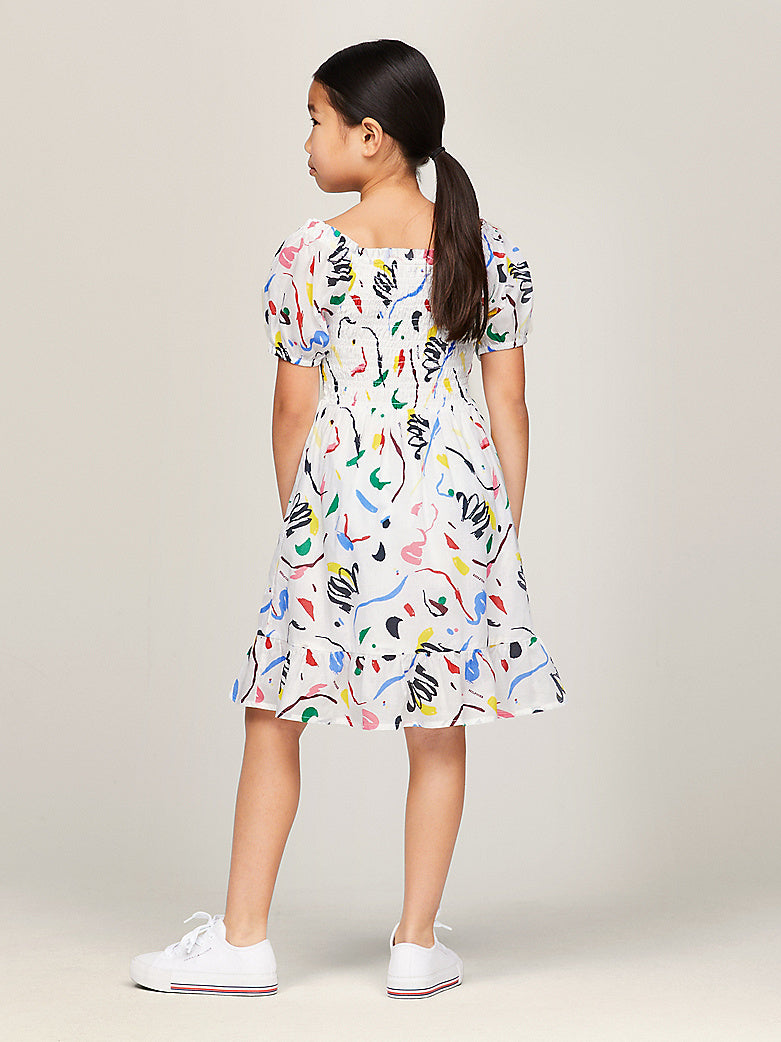 TOMMY HILFIGER NIÑA VESTIDO MULTI COLOR PRINT ALLOVER