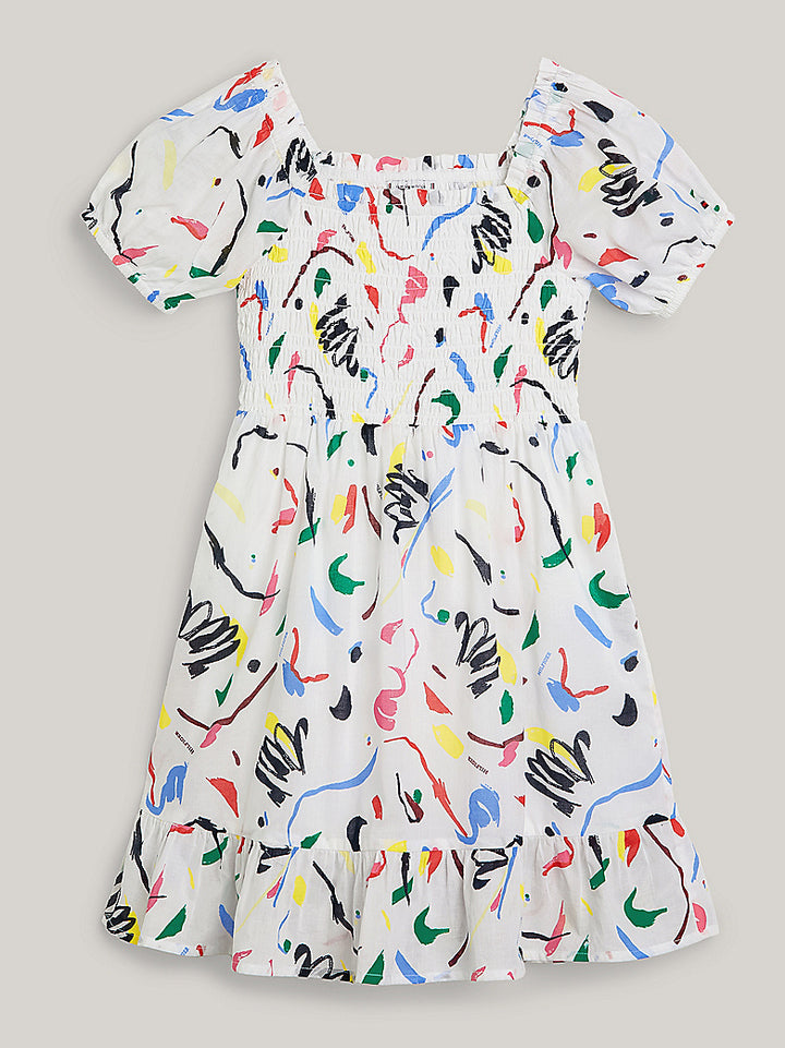 TOMMY HILFIGER NIÑA VESTIDO MULTI COLOR PRINT ALLOVER