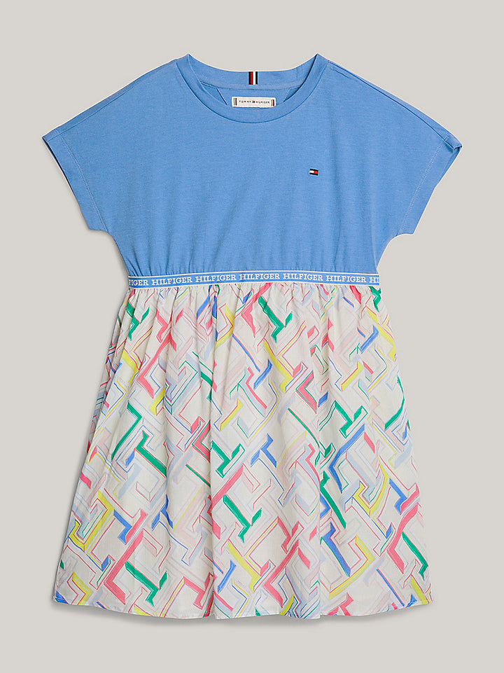 TOMMY HILFIGER NIÑA VESTIDO MULTI MONOGRAM COMBI