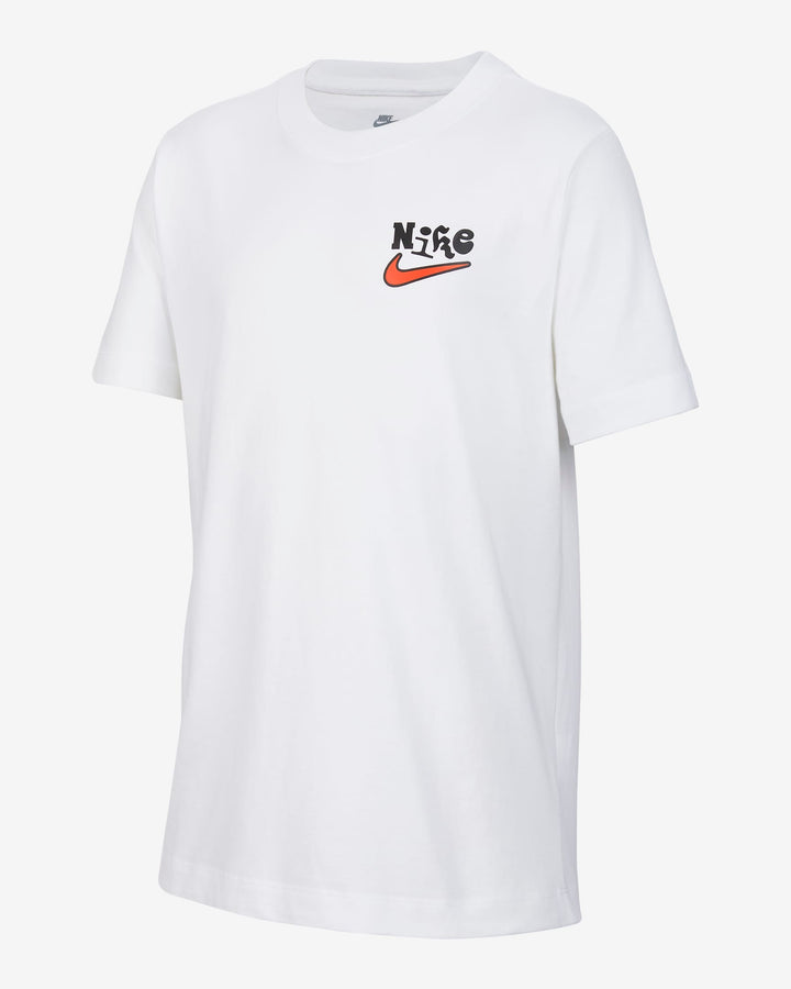 NIKE NIÑO TSHIRT K NSW TEE CREATE 2.1 VARZITY WHITE