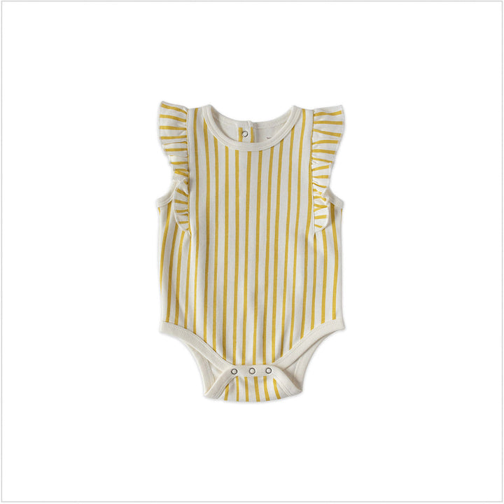 PEHR BEBE NIÑA BODY STRIPES AWAY MARIGOLD