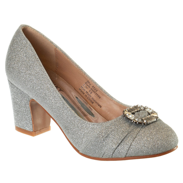 BADGLEY MISCHKA NIÑA SANDALIA SILVER