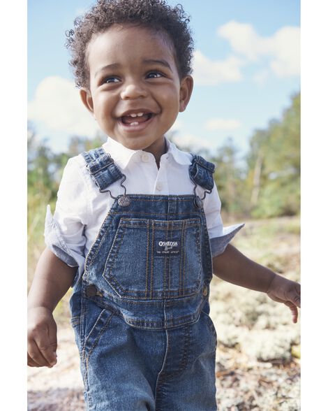 OSHKOSH BEBE NIÑO OVEROL DENIM