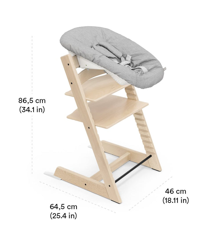 STOKKE SILLA DE COMER TRIPP TRAPP WITH NEWBORN