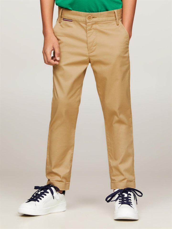 TOMMY HILFIGUER NIÑO PANTALON 1985 CHINO CLASSIC KHAKI