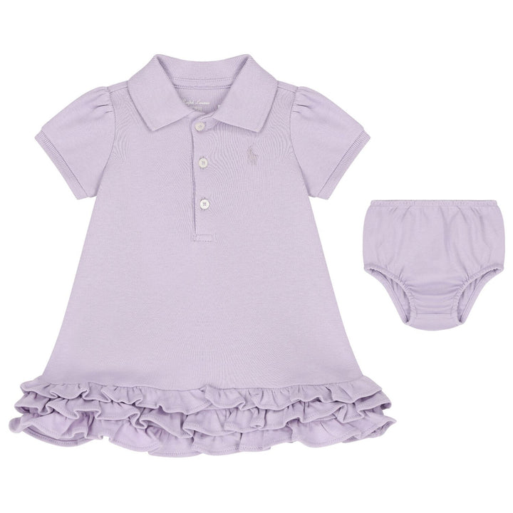 RALPH LAUREN BEBE NIÑA VESTIDO SPRING IRIS