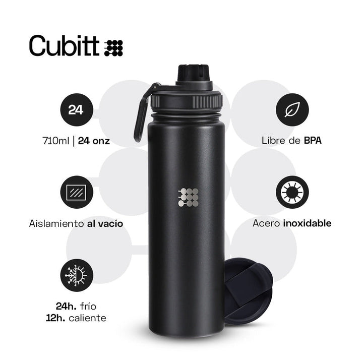 CUBITT TERMO HYDRO BOTTLE BLACK