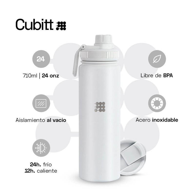 CUBITT TERMO HYDRO BOTTLE WHITE