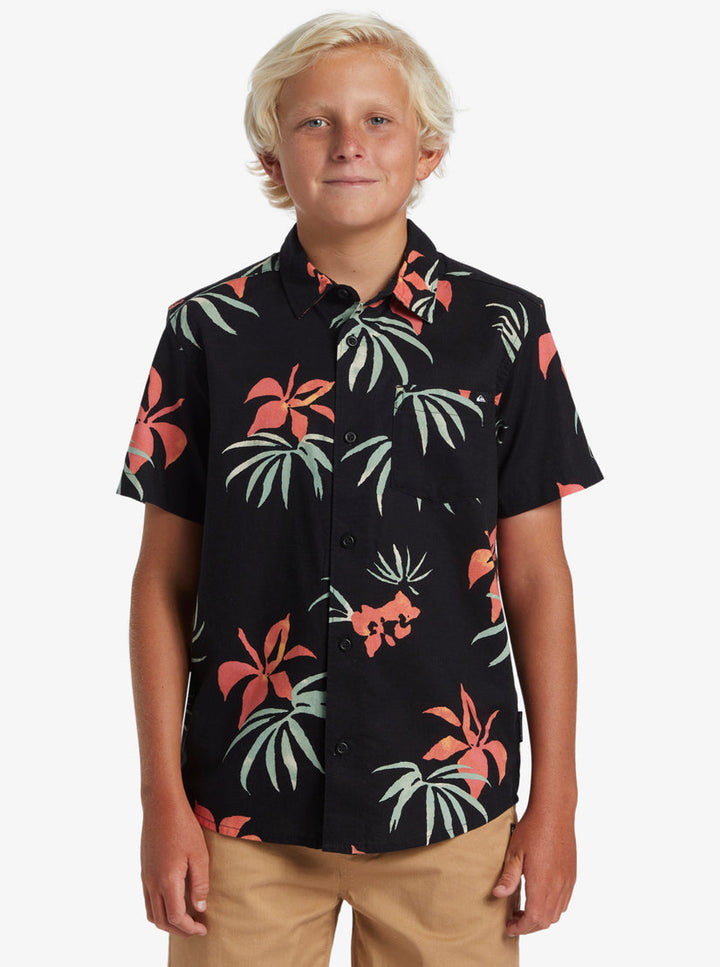 QUIKSILVER NIÑO CAMISA BLACK AOP MIX BAG SS