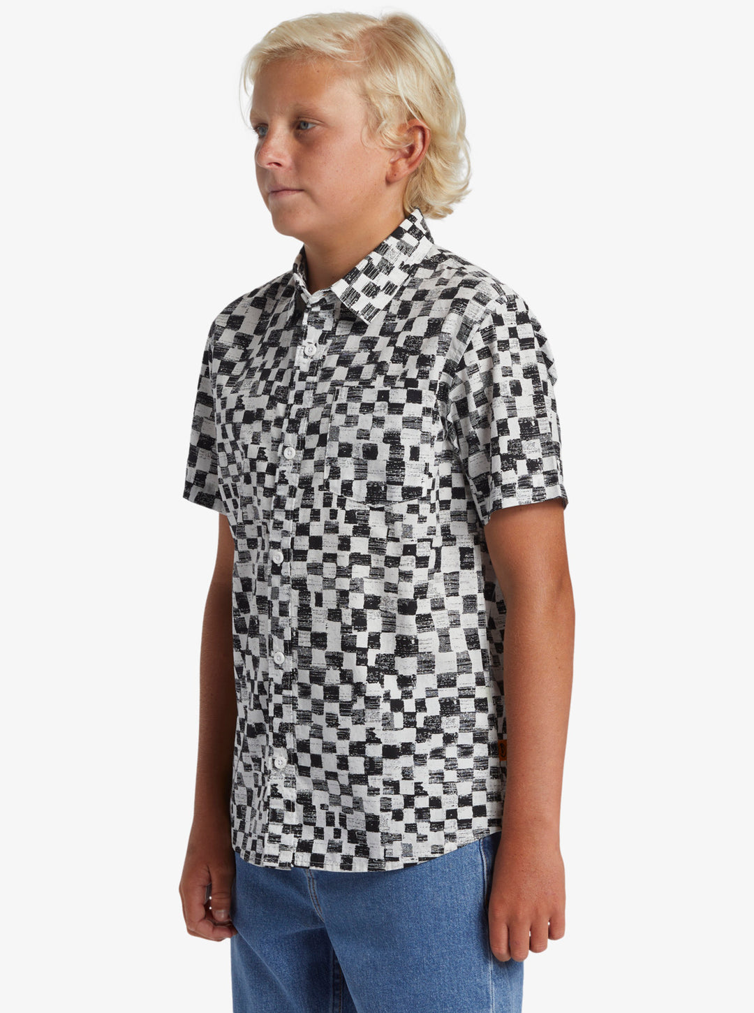 QUIKSILVER NIÑO CAMISA SATURN DISTORT