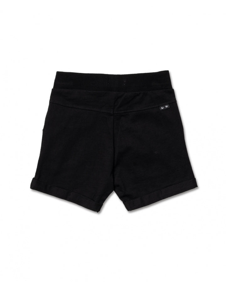 NATHKIDS NIÑO SHORT BASICS NEGRO