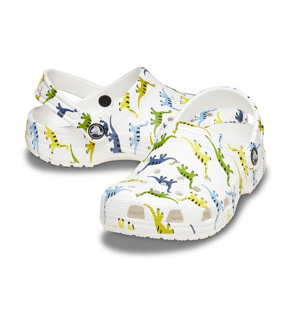 CROCS NIÑO CHANCLETA CLASSIC CHARACTER PRINT DINOSAUR