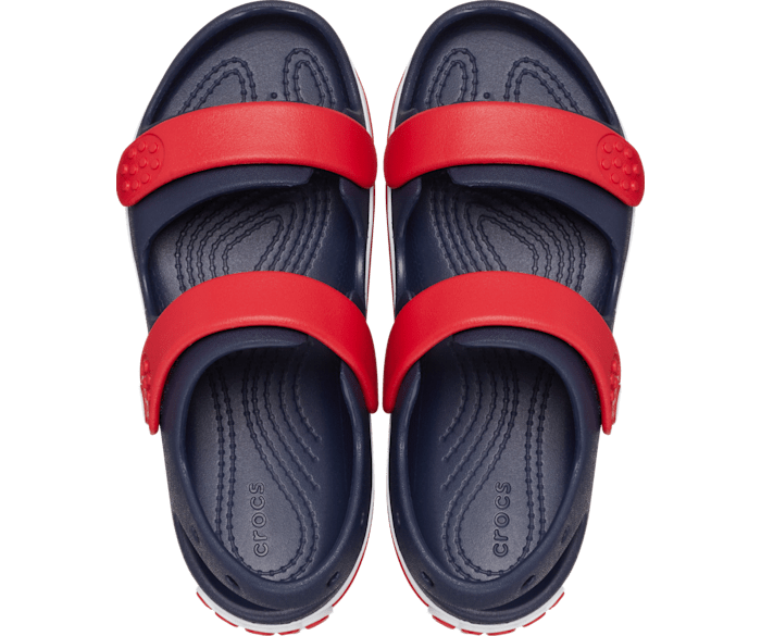 CROCS NIÑO CHANCLETA CROCBAND CRUISER T NAVY/VRED