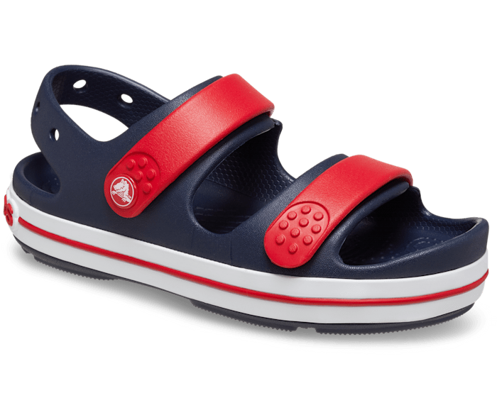 CROCS NIÑO CHANCLETA CROCBAND CRUISER T NAVY/VRED