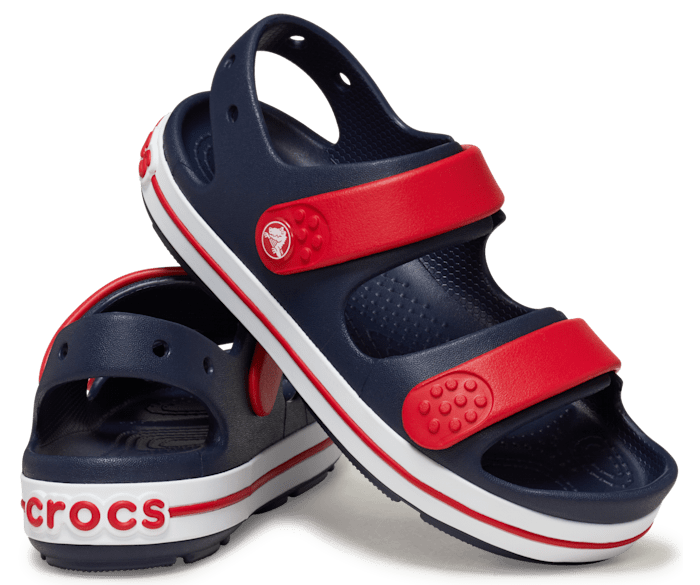 CROCS NIÑO CHANCLETA CROCBAND CRUISER T NAVY/VRED