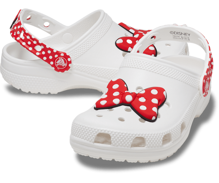 CROCS NIÑA CHANCLETA DISNEY MINNIE MOUSE CLS CLG T WHT/RED