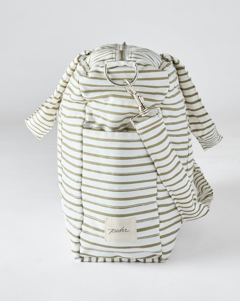 PEHR BOLSA PAÑALERA STRIPES AWAY OLIVE