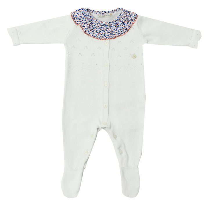 DR. KID BEBE NIÑA PIJAMA BLANCO