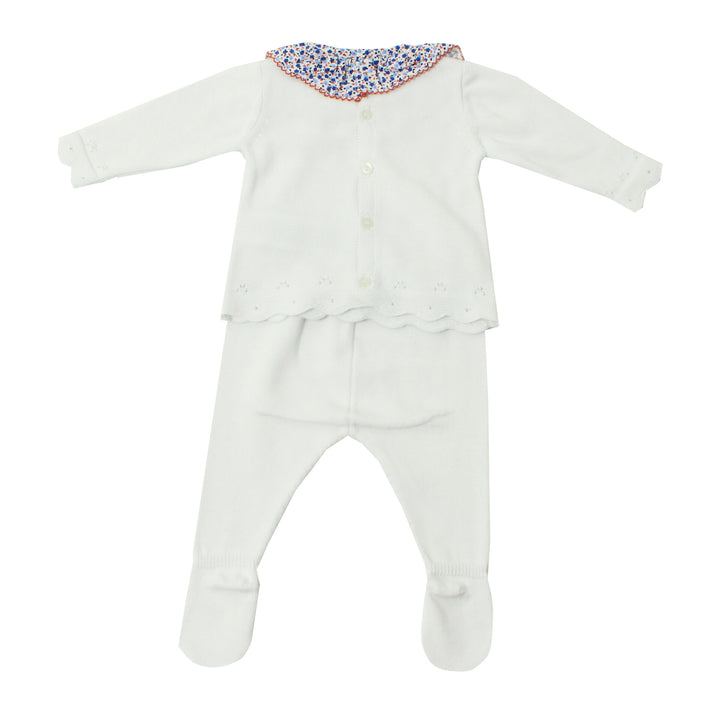 DR. KID BEBE NIÑA PIJAMA BLANCO